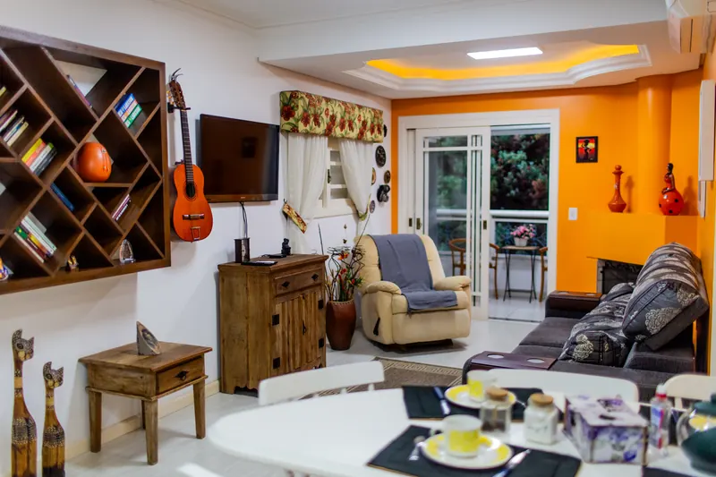 Apto 6 hóspedes na Borges de Medeiros — sala de estar ampla